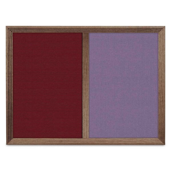 Enclosed Corkboard, 1 Door, 60"x36", 4" Fra